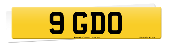 Registration number 9 GDO